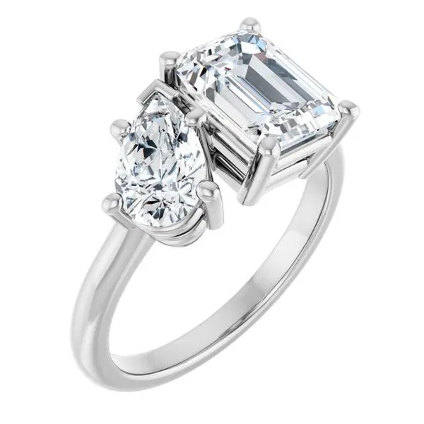 Two-Stone Engagement Ring Don's Jewelry & Design Washington, IA