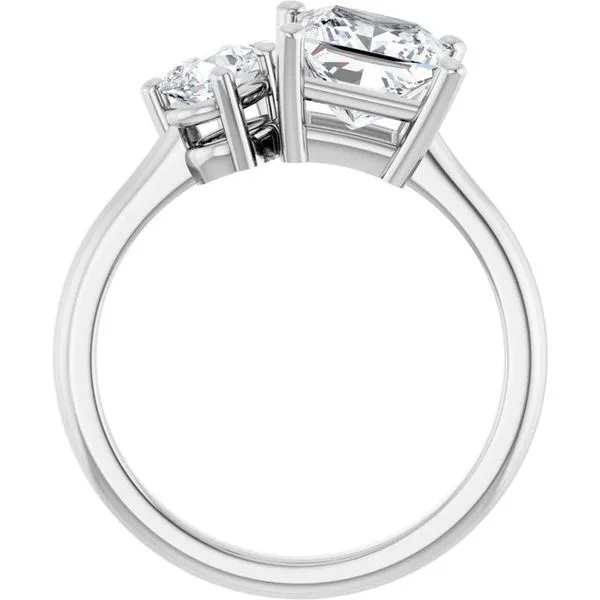 Two-Stone Engagement Ring Image 2 Austin's Fine Diamonds & Jewelry Lyndhurst, NJ