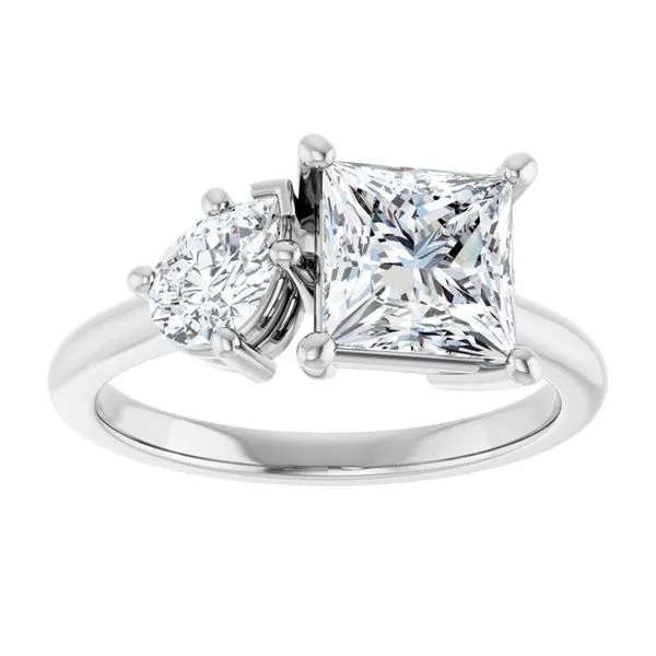 Two-Stone Engagement Ring Image 3 Austin's Fine Diamonds & Jewelry Lyndhurst, NJ