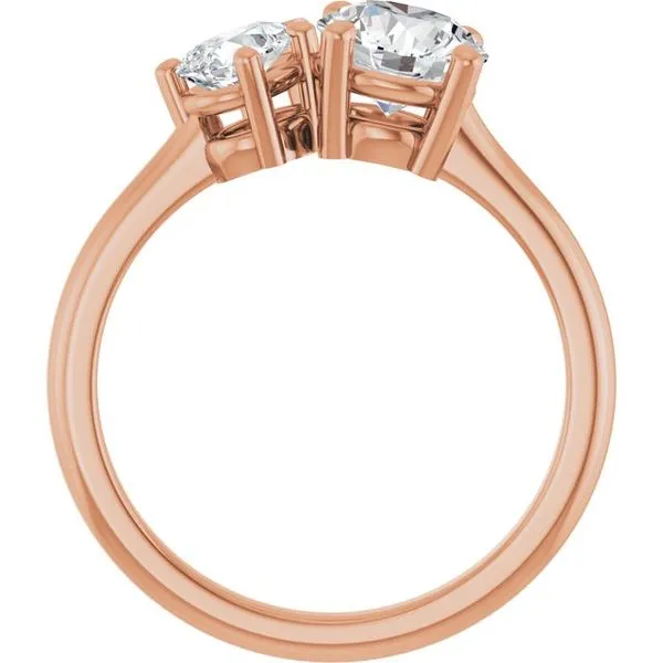 Two-Stone Engagement Ring Image 2 Arezzo Jewelers Elmwood Park, IL