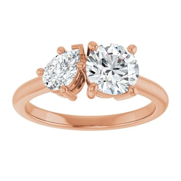 Two-Stone Engagement Ring Image 3 Don's Jewelry & Design Washington, IA