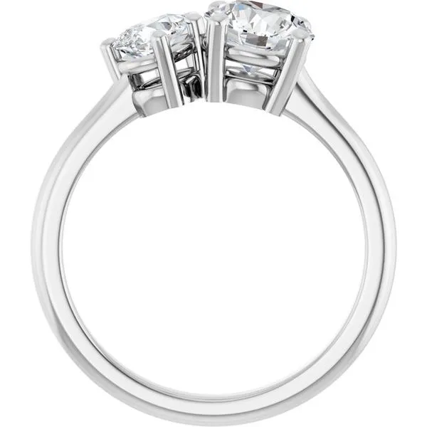 Two-Stone Engagement Ring Image 2 Raleigh Diamond Fine Jewelry Raleigh, NC