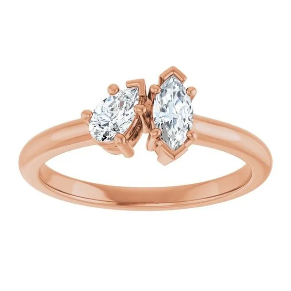 Two-Stone Engagement Ring Image 3 Mark Jewellers La Crosse, WI