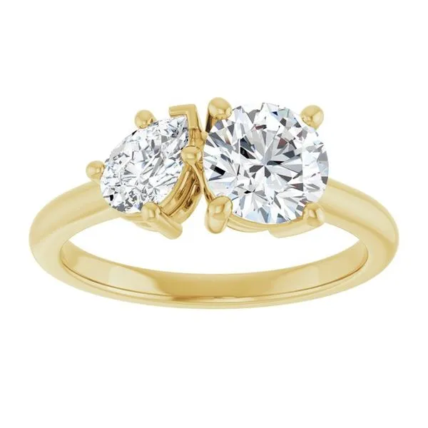 Two-Stone Engagement Ring Image 3 Morin Jewelers Southbridge, MA