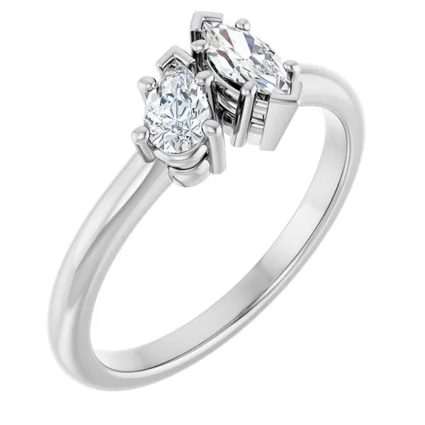 Two-Stone Engagement Ring Paul James Jewelers Angels Camp, CA