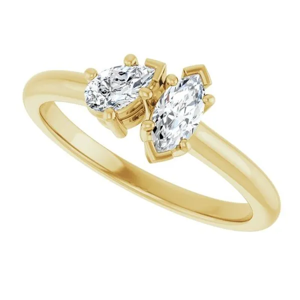 Two-Stone Engagement Ring Image 5 Futer Bros Jewelers York, PA