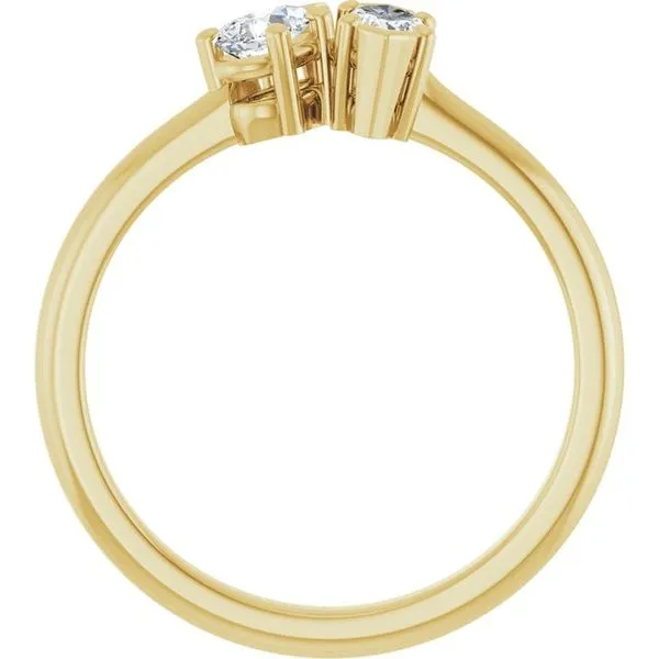 Two-Stone Engagement Ring Image 2 J. West Jewelers Round Rock, TX