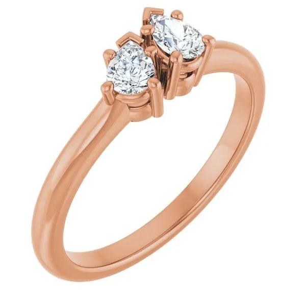 Two-Stone Engagement Ring Ocean View Jewelers Millville, DE