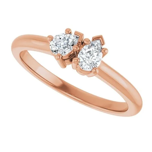 Two-Stone Engagement Ring Image 5 JF Jones Jewelers Rochester, NY