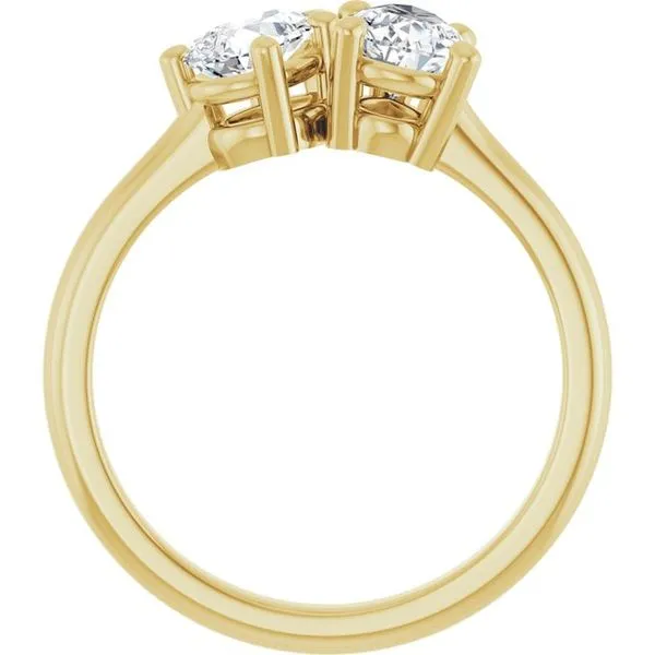Two-Stone Engagement Ring Image 2 J. Thomas Jewelers Rochester Hills, MI