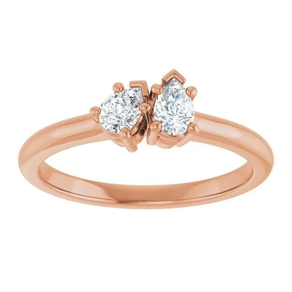 Two-Stone Engagement Ring Image 3 JF Jones Jewelers Rochester, NY