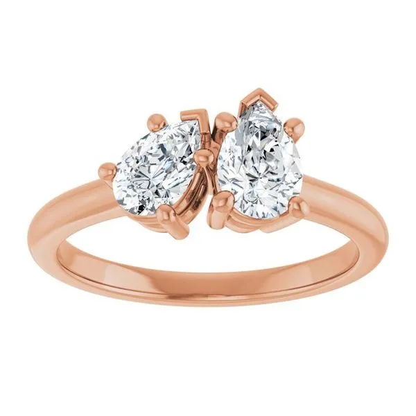 Two-Stone Engagement Ring Image 3 Austin's Fine Diamonds & Jewelry Lyndhurst, NJ