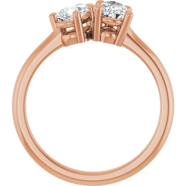 Two-Stone Engagement Ring Image 2 Austin's Fine Diamonds & Jewelry Lyndhurst, NJ