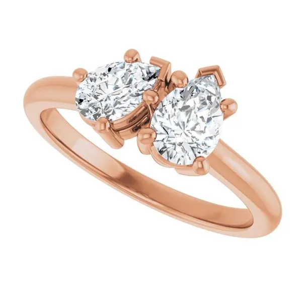 Two-Stone Engagement Ring Image 5 Austin's Fine Diamonds & Jewelry Lyndhurst, NJ