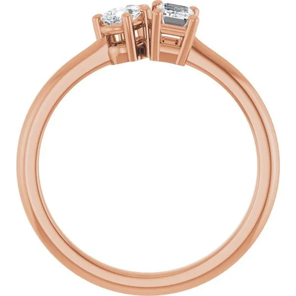 Two-Stone Engagement Ring Image 2 Michael Szwed Jewelers Longmeadow, MA