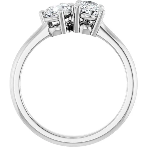 Two-Stone Engagement Ring Image 2 J. Thomas Jewelers Rochester Hills, MI