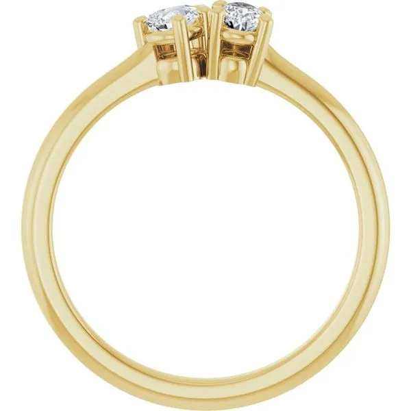 Two-Stone Engagement Ring Image 2 Ocean View Jewelers Millville, DE