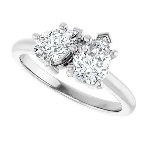 Two-Stone Engagement Ring Image 5 Raleigh Diamond Fine Jewelry Raleigh, NC