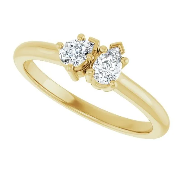 Two-Stone Engagement Ring Image 5 Mark Jewellers La Crosse, WI