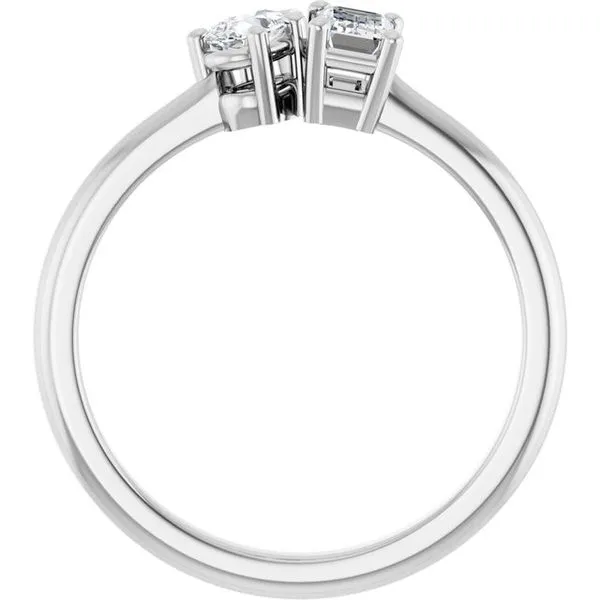 Two-Stone Engagement Ring Image 2 Raleigh Diamond Fine Jewelry Raleigh, NC