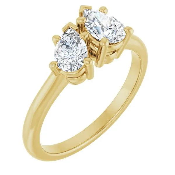 Two-Stone Engagement Ring J. Thomas Jewelers Rochester Hills, MI