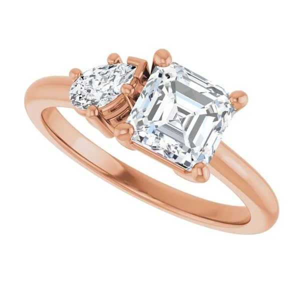 Two-Stone Engagement Ring Image 5 Austin's Fine Diamonds & Jewelry Lyndhurst, NJ