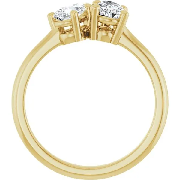 Two-Stone Engagement Ring Image 2 Jimmy Smith Jewelers Decatur, AL