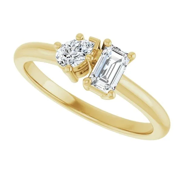 Two-Stone Engagement Ring Image 5 Redlands Jewelers Redlands, CA