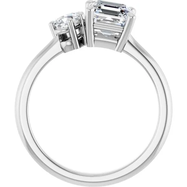 Two-Stone Engagement Ring Image 2 Raleigh Diamond Fine Jewelry Raleigh, NC