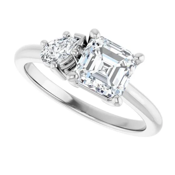 Two-Stone Engagement Ring Image 5 Raleigh Diamond Fine Jewelry Raleigh, NC