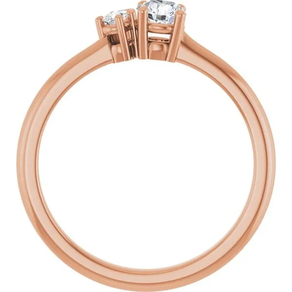 Two-Stone Engagement Ring Image 2 Jimmy Smith Jewelers Decatur, AL