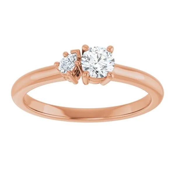 Two-Stone Engagement Ring Image 3 Morin Jewelers Southbridge, MA