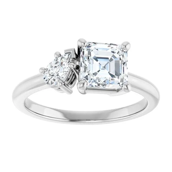 Two-Stone Engagement Ring Image 3 JF Jones Jewelers Rochester, NY