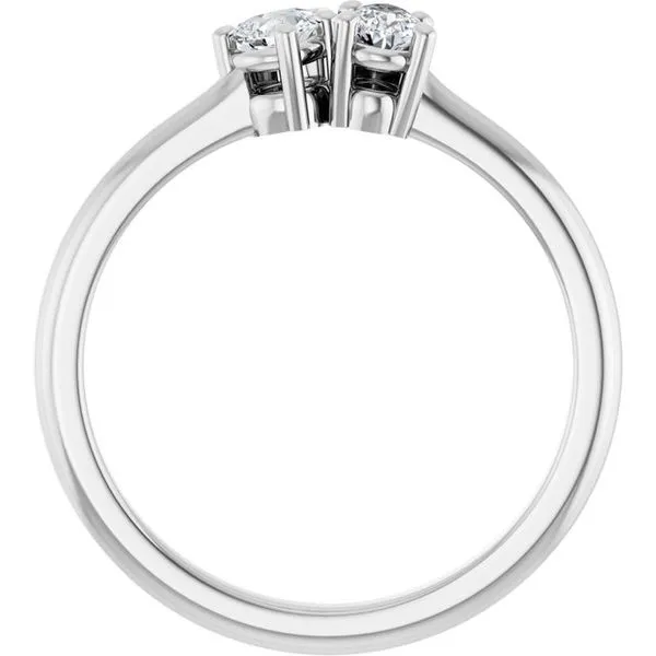 Two-Stone Engagement Ring Image 2 Mark Jewellers La Crosse, WI