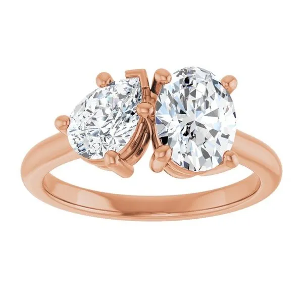 Two-Stone Engagement Ring Image 3 Arezzo Jewelers Elmwood Park, IL