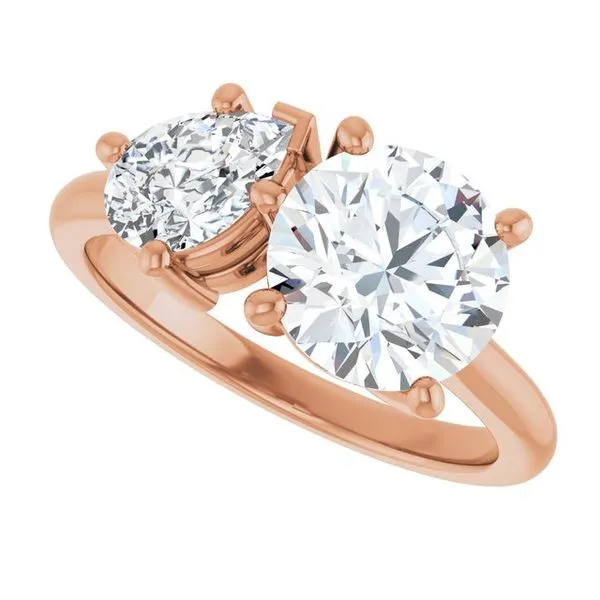 Two-Stone Engagement Ring Image 5 JF Jones Jewelers Rochester, NY