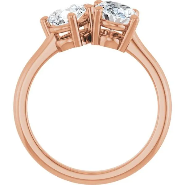 Two-Stone Engagement Ring Image 2 Jimmy Smith Jewelers Decatur, AL