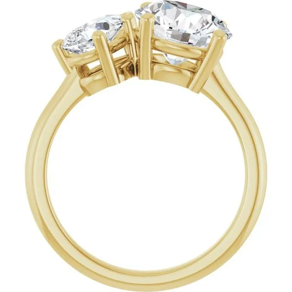 Two-Stone Engagement Ring Image 2 Jimmy Smith Jewelers Decatur, AL