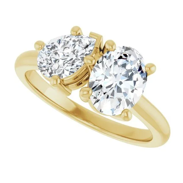 Two-Stone Engagement Ring Image 5 Futer Bros Jewelers York, PA