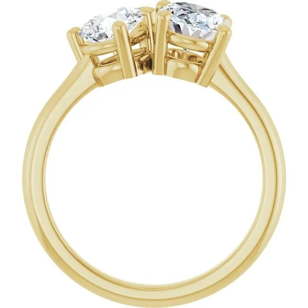 Two-Stone Engagement Ring Image 2 Don's Jewelry & Design Washington, IA