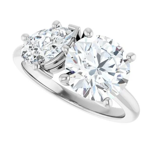 Two-Stone Engagement Ring Image 5 Shipley's Fine Jewelry Hampstead, MD