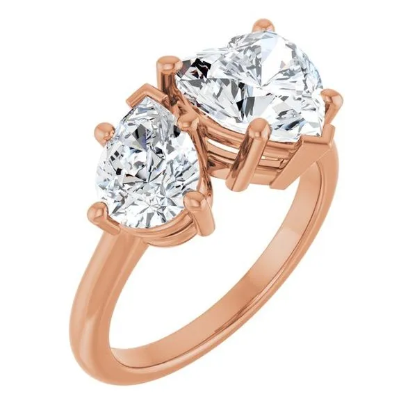 Two-Stone Engagement Ring Hudson Valley Goldsmith New Paltz, NY