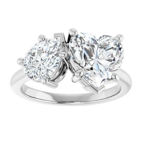 Two-Stone Engagement Ring Image 3 Mark Jewellers La Crosse, WI