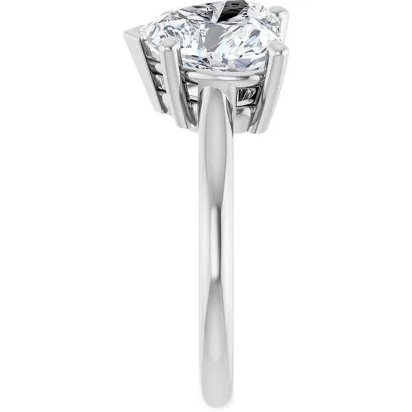 Two-Stone Engagement Ring Image 4 Banks Jewelers Burnsville, NC