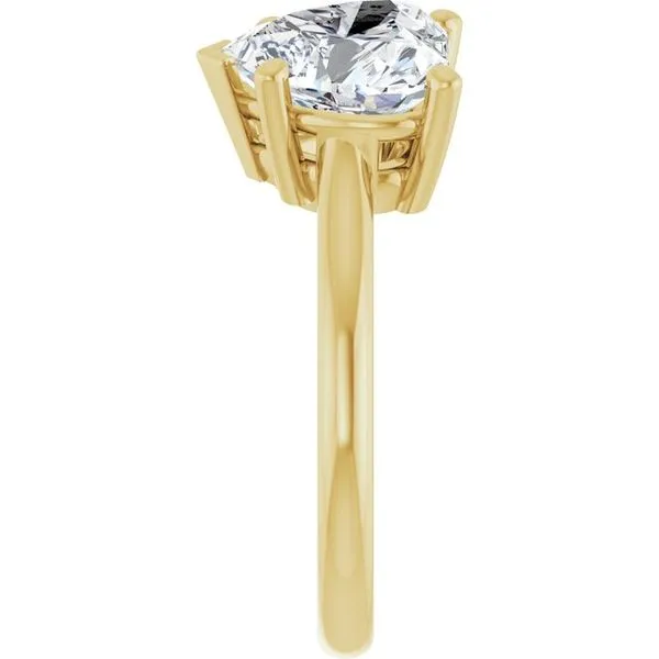 Two-Stone Engagement Ring Image 4 Hudson Valley Goldsmith New Paltz, NY