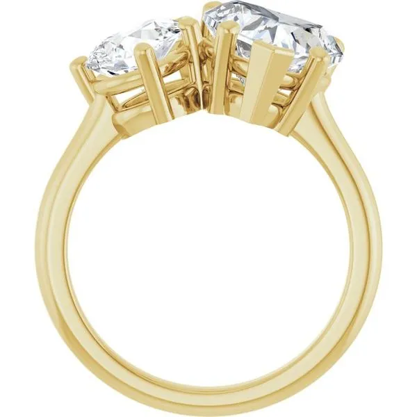 Two-Stone Engagement Ring Image 2 Mark Jewellers La Crosse, WI