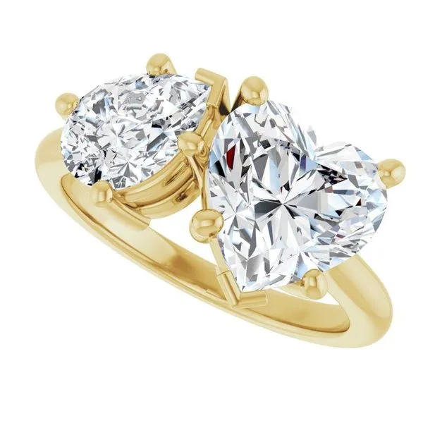 Two-Stone Engagement Ring Image 5 Futer Bros Jewelers York, PA