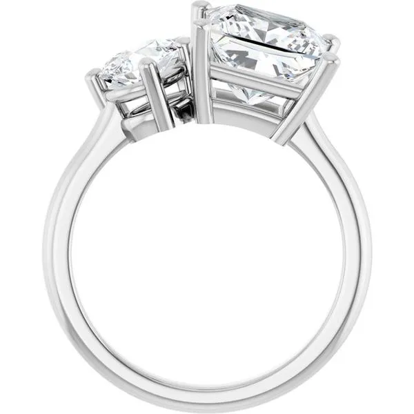 Two-Stone Engagement Ring Image 2 Michael Szwed Jewelers Longmeadow, MA