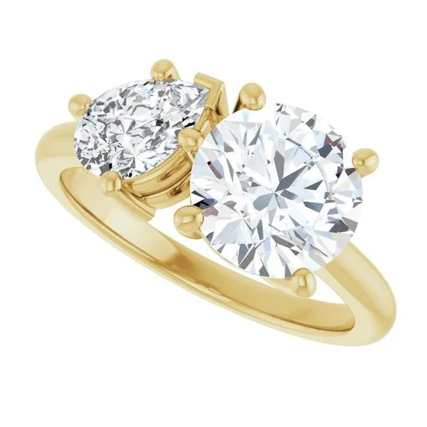 Two-Stone Engagement Ring Image 5 Raleigh Diamond Fine Jewelry Raleigh, NC