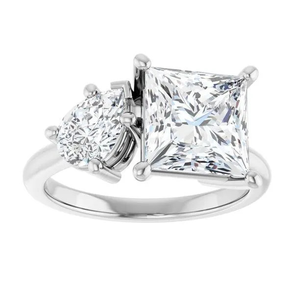 Two-Stone Engagement Ring Image 3 Raleigh Diamond Fine Jewelry Raleigh, NC